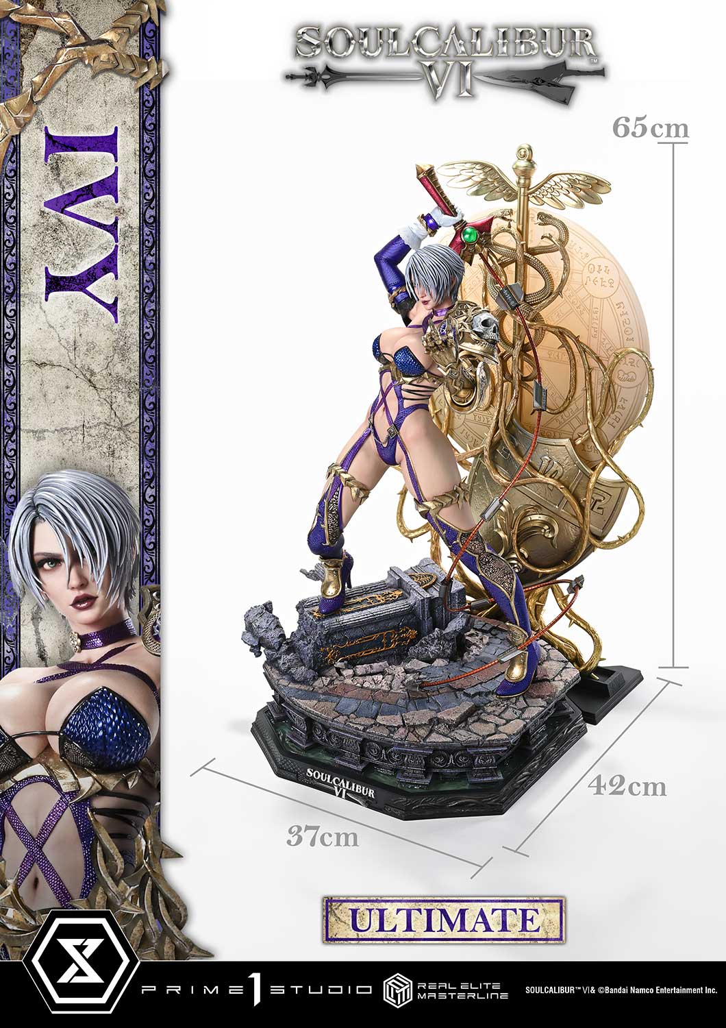 Prime 1 Studio - Real Elite Masterline SOULCALIBUR VI IVY 1/4 Statue REMSC6-01 REMSC6-01UT REMSC6-01UTS (Licensed) - Image 17