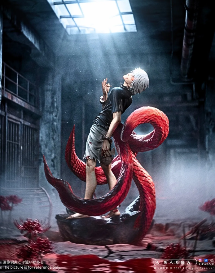 Damocles Studio - Ken Kaneki White Haired Suffering