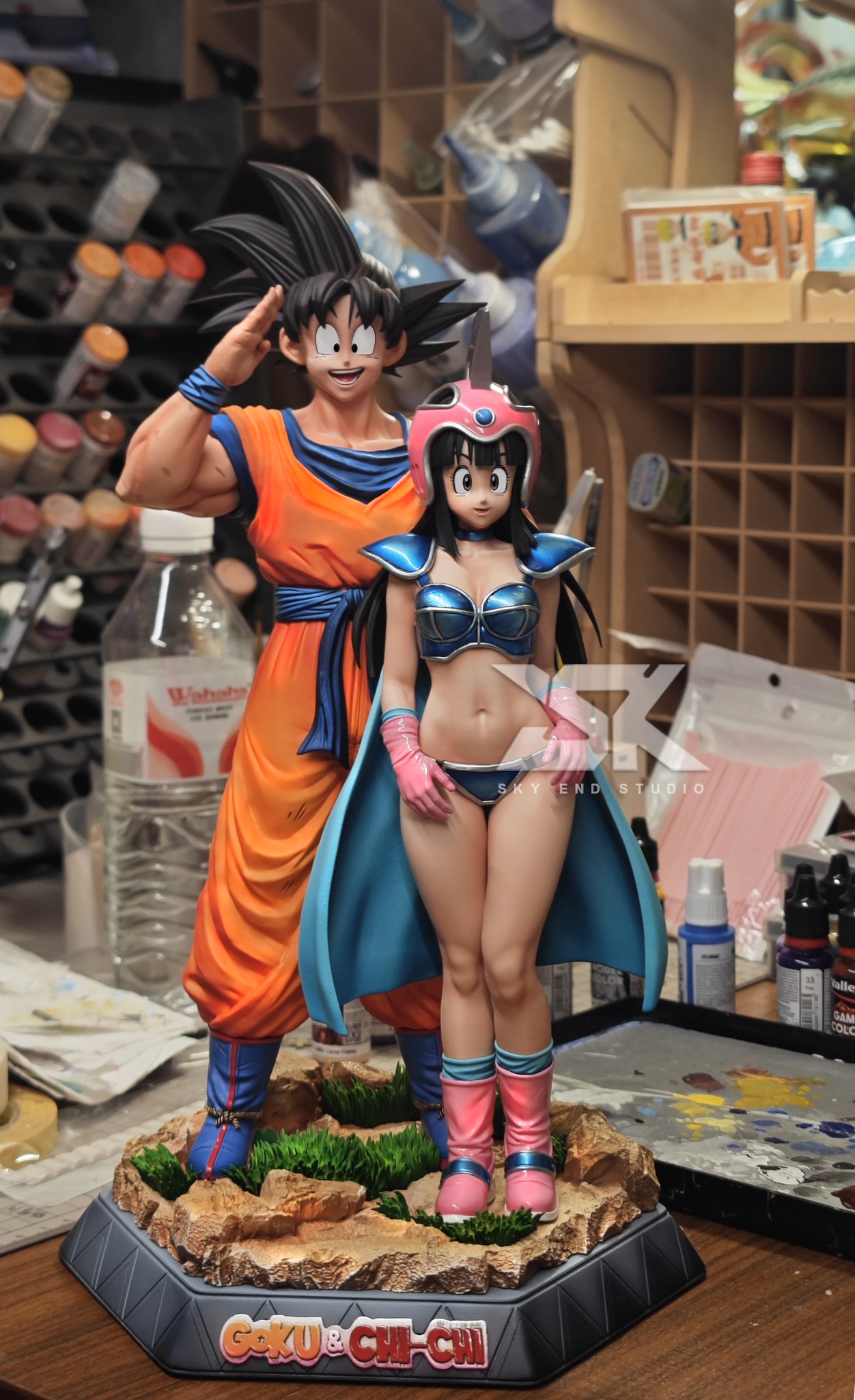 Sky End Studio - Goku Youth x Chichi Youth Dragon Ball
