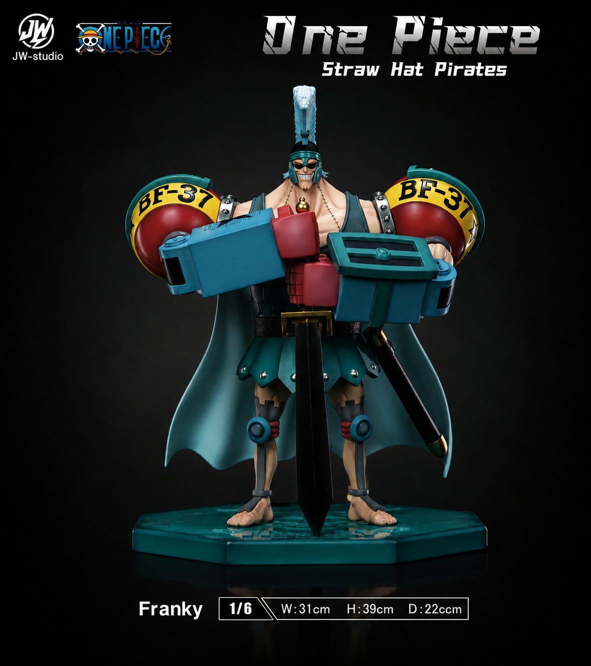 JW Studio - Straw Hat Pirates  series #4 Sanji X #5 Usopp X #6 Brook X #7 Robin X #8 Franky X # 9 Chopper One Piece - Image 7