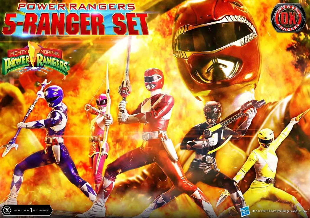Prime 1 Studio - Premium Masterline Mighty Morphin  Power Rangers Red Ranger (Licensed)