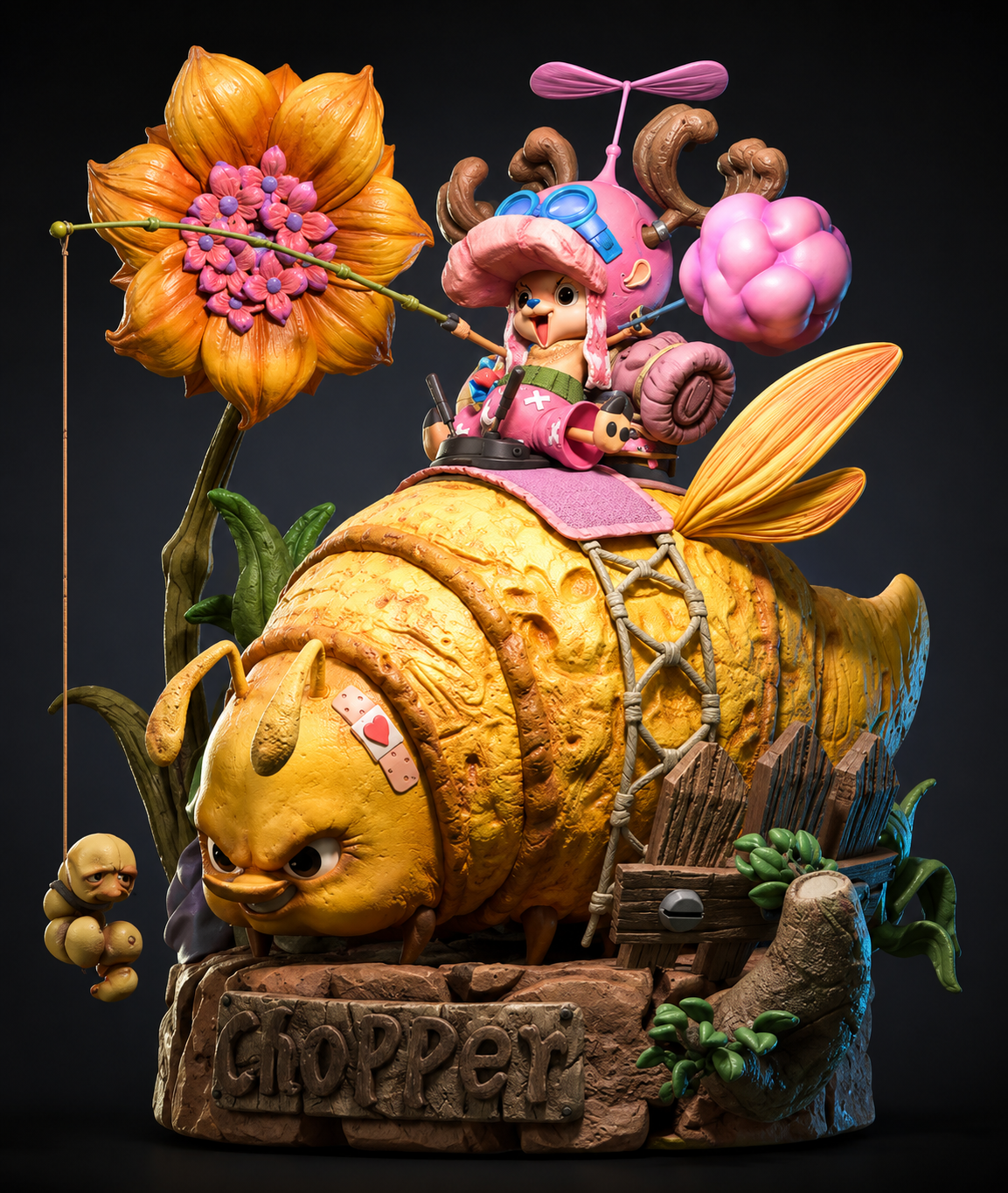 Mo Jie Wu Du Studio - One Piece Strange Forest Adventure #1 Chopper & Big Yellow Insect
