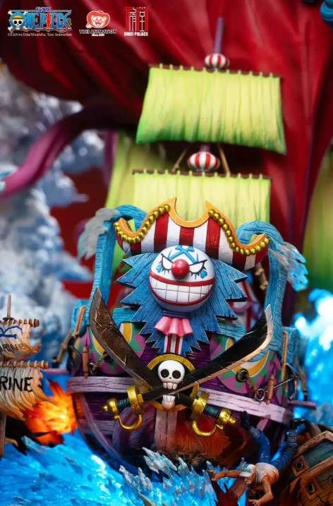 JIMEI PALACE Studio - ONE PIECE New Yonko BUGGY Limited Edition Statue (Licensed) - Image 5