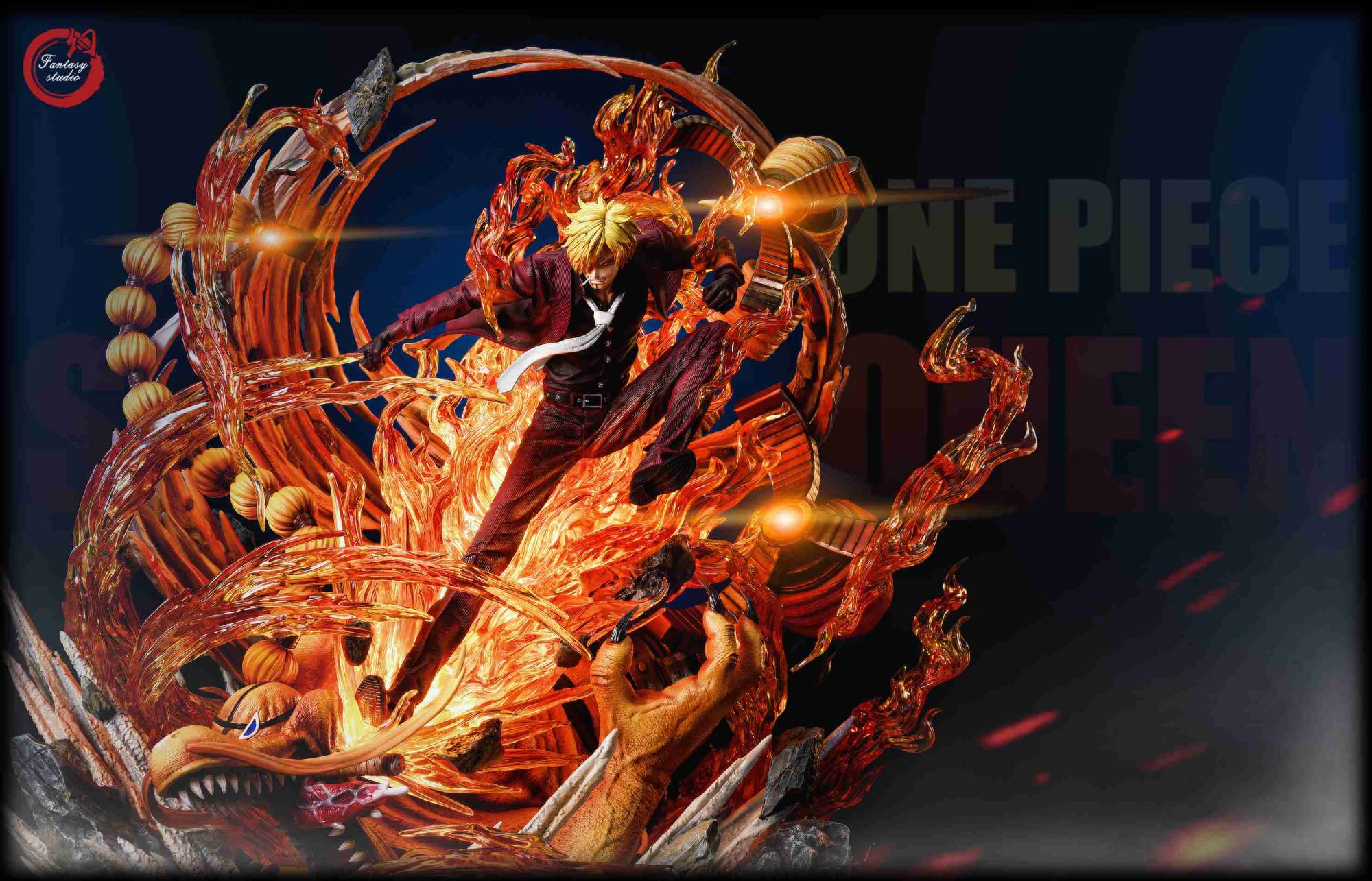 Fantasy Studio - One Piece Series Large Statue The Second Bomb Sanji VS Queen - Image 2