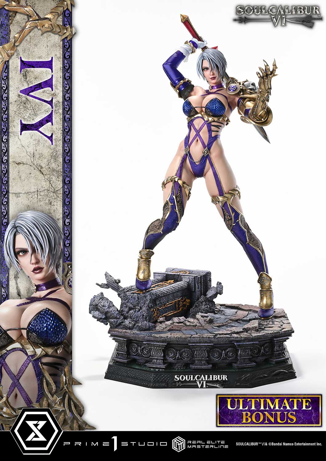 Prime 1 Studio - Real Elite Masterline SOULCALIBUR VI IVY 1/4 Statue REMSC6-01 REMSC6-01UT REMSC6-01UTS (Licensed) - Image 19