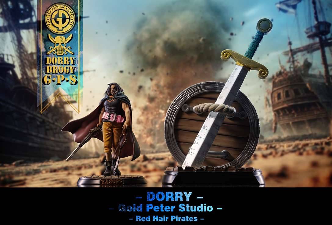 Gold Peter Studio - Red Hair Pirates Dorry x Brogy One Piece - Image 5