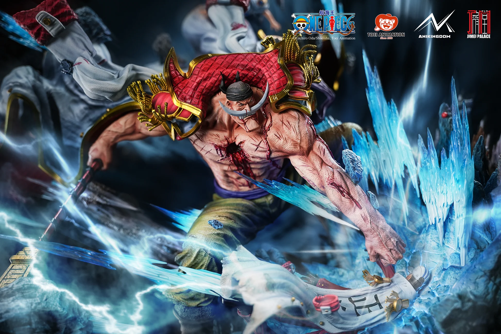 ANIKINGDOM X Jimei Palace - One Piece Whitebeard Edward Newgate Statue (Licensed) - Image 3
