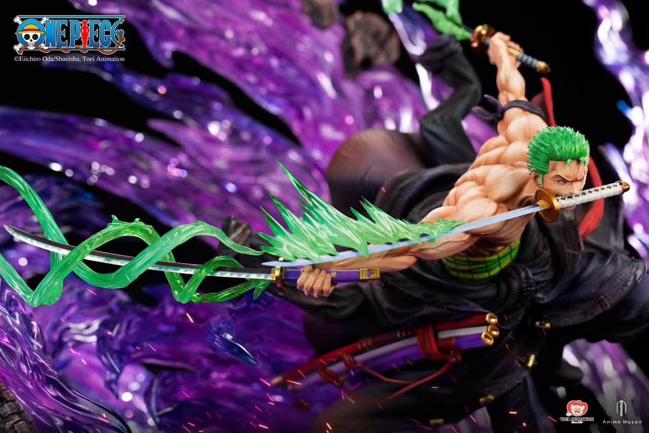 Anime Mason Art - One Piece Roronoa Zoro Statue (Licensed) - Image 4