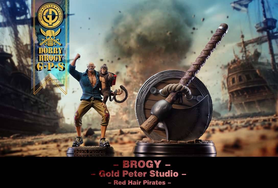Gold Peter Studio - Red Hair Pirates Dorry x Brogy One Piece - Image 2
