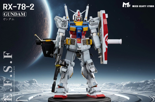 MIXED BEAUTY Studio - Gundam - RX-78 Gundam Statue - Image 3