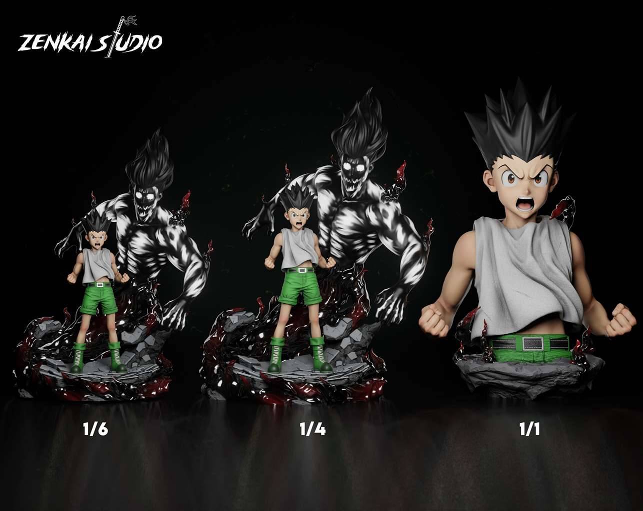 Zenkai Studio - Hunter x Hunter Gon Freecss 1/6, 1/4 and 1/1 Bust