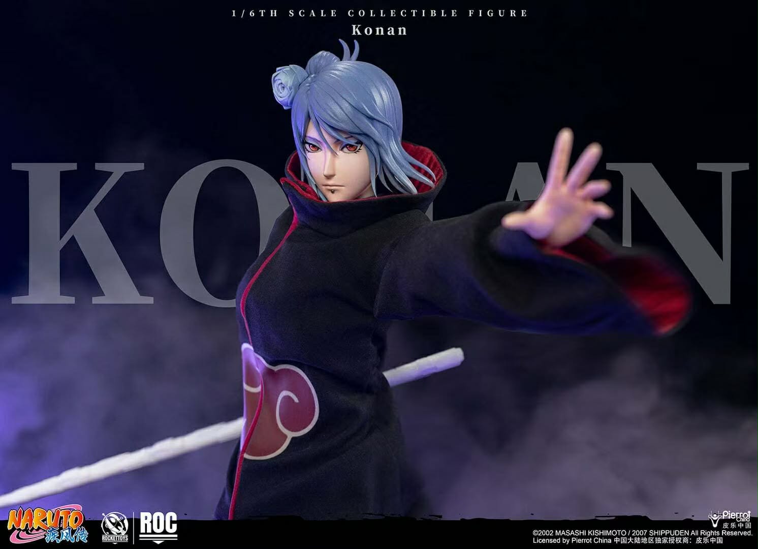 ROCKETTOYS Studio - Naruto Shippuden Konan 1/6 Scale Action Figure (Licensed) - Image 12