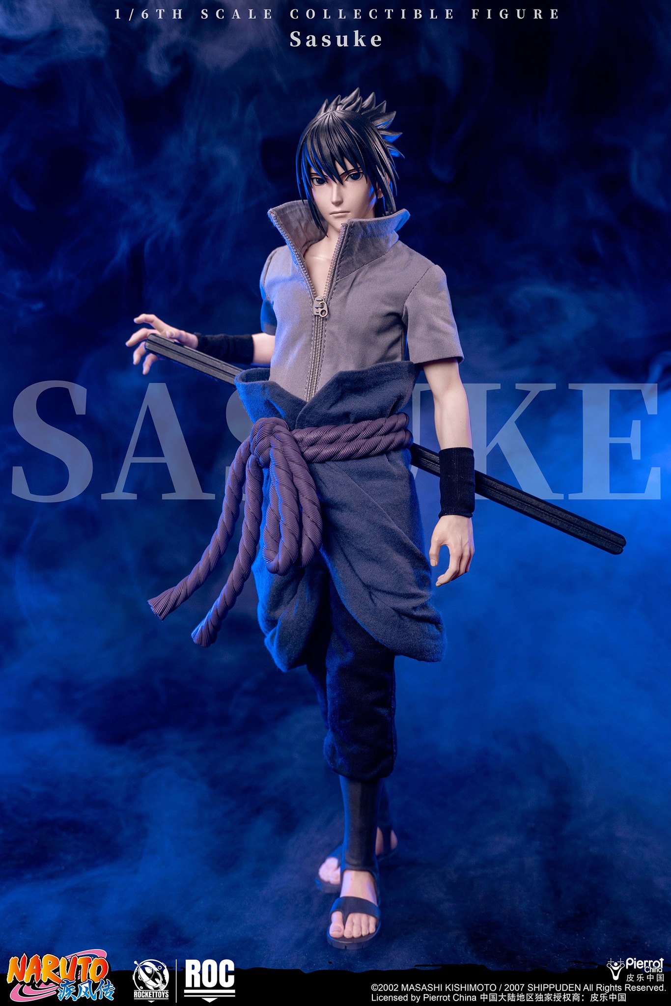 ROCKETTOYS Studio - Naruto Shippuden Sasuke Uchiha 1/6 Scale Action Figure ROC-017 ROC-018 (Licensed) - Image 8