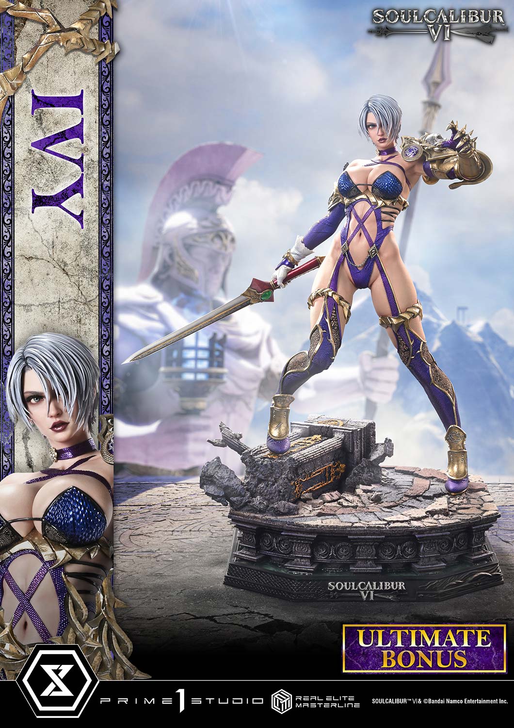 Prime 1 Studio - Real Elite Masterline SOULCALIBUR VI IVY 1/4 Statue REMSC6-01 REMSC6-01UT REMSC6-01UTS (Licensed) - Image 3