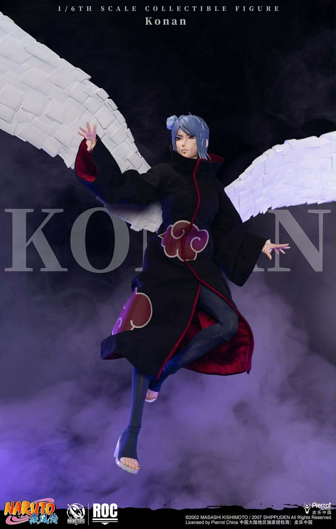 ROCKETTOYS Studio - Naruto Shippuden Konan 1/6 Scale Action Figure (Licensed) - Image 11