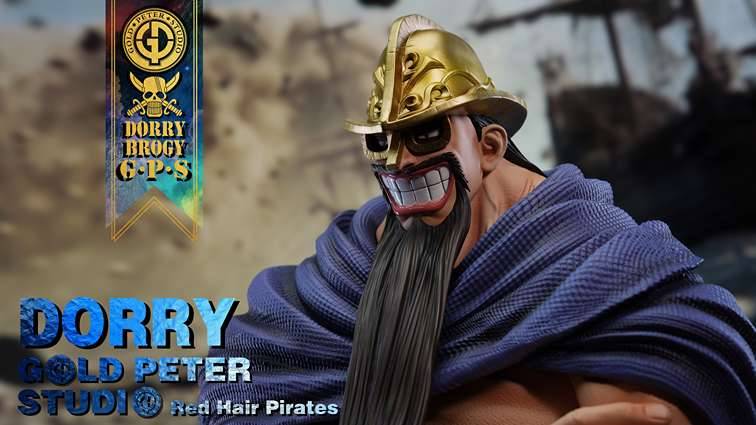 Gold Peter Studio - Red Hair Pirates Dorry x Brogy One Piece - Image 6