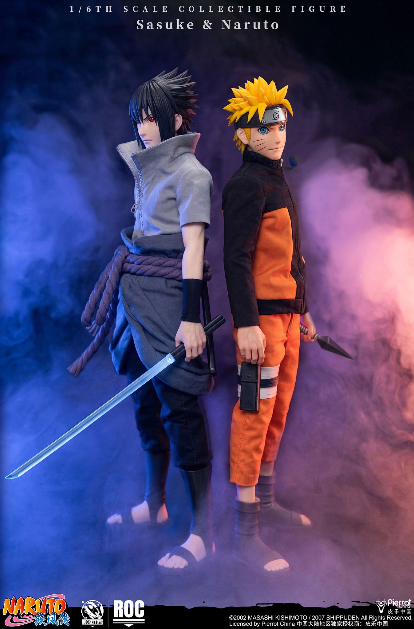 ROCKETTOYS Studio - Naruto Shippuden Sasuke Uchiha 1/6 Scale Action Figure ROC-017 ROC-018 (Licensed) - Image 14