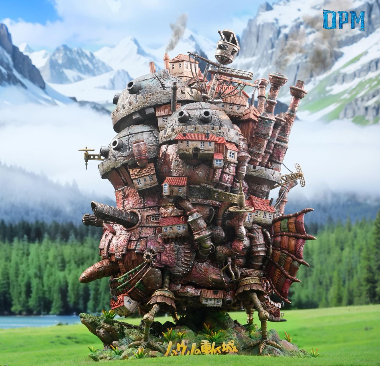 OPM Studio - Howl's Moving Castle Hayao Miyazaki Desktop 009 Moving Castle