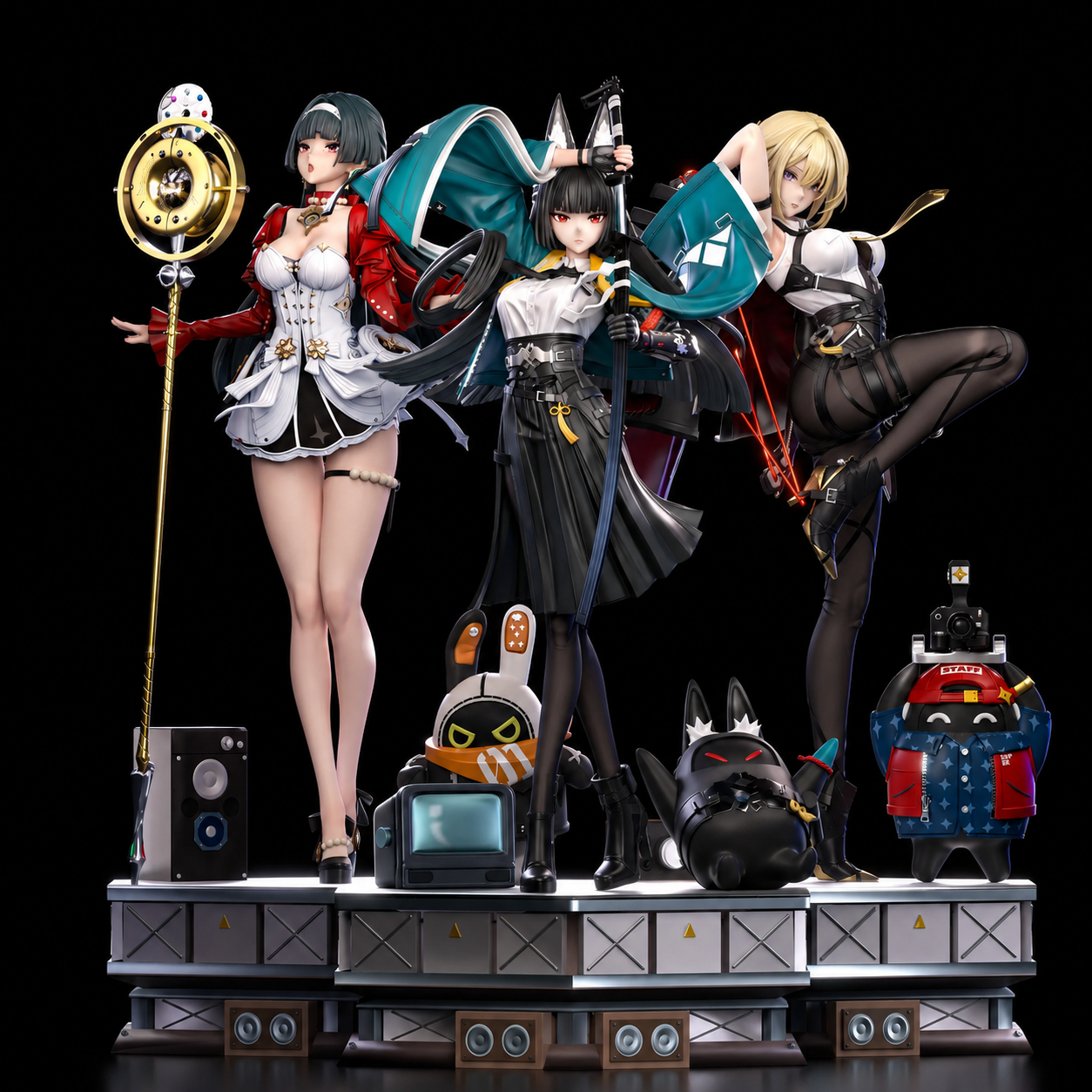 Hakimi Studio - Astra Yao X Hoshimi Miyabi X Evelyn Chevalier Zenless Zone Zero