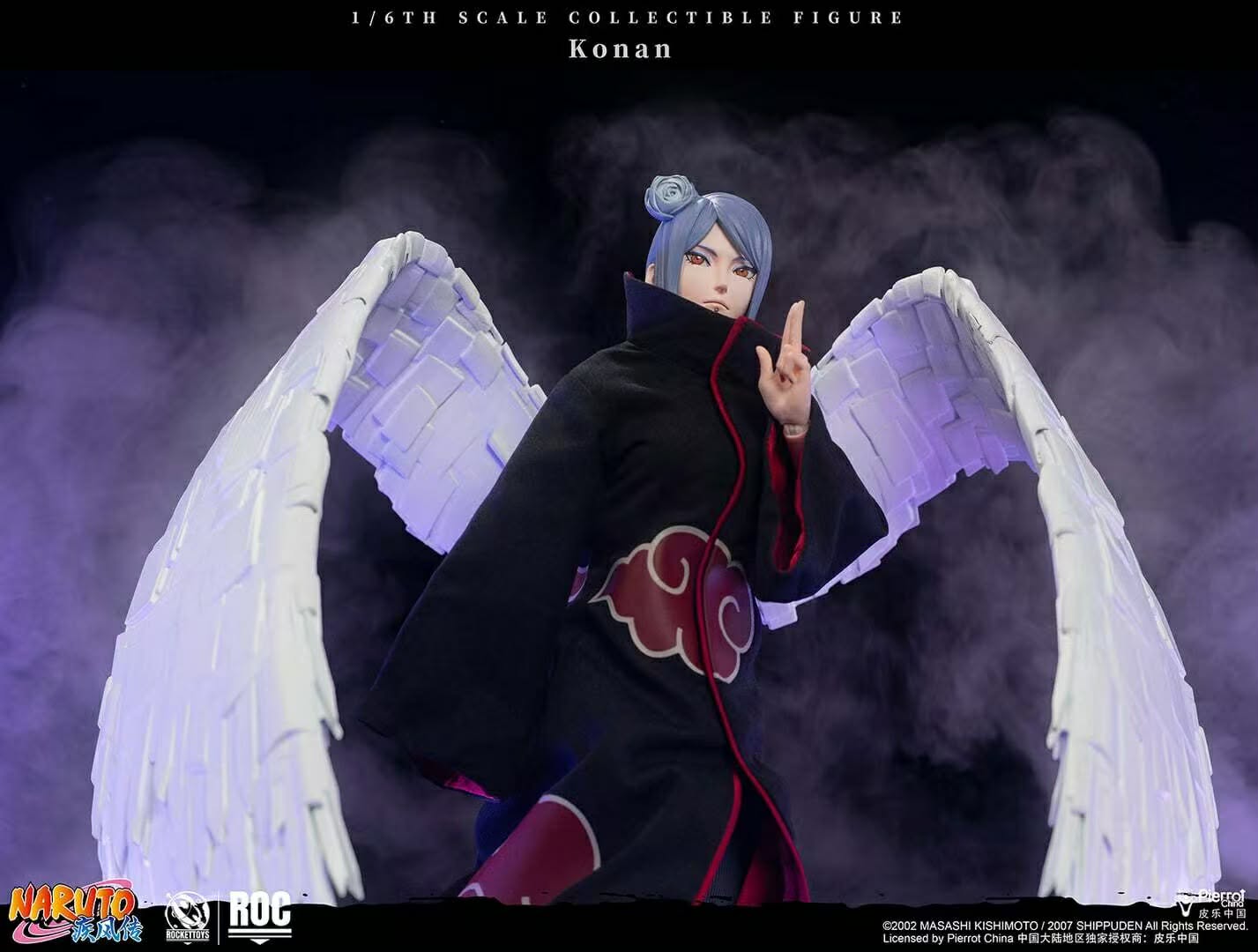 ROCKETTOYS Studio - Naruto Shippuden Konan 1/6 Scale Action Figure (Licensed) - Image 5