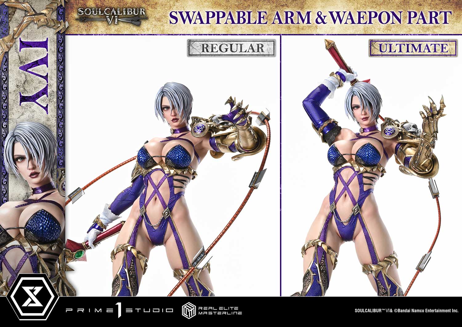 Prime 1 Studio - Real Elite Masterline SOULCALIBUR VI IVY 1/4 Statue REMSC6-01 REMSC6-01UT REMSC6-01UTS (Licensed) - Image 14