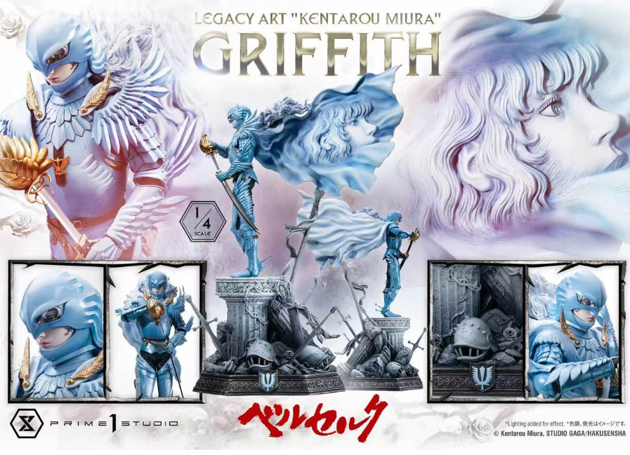 Prime 1 Studio - Legacy Art "Kentarou Miura" Berserk Griffith 1/4 Scale (Licensed) - Image 2