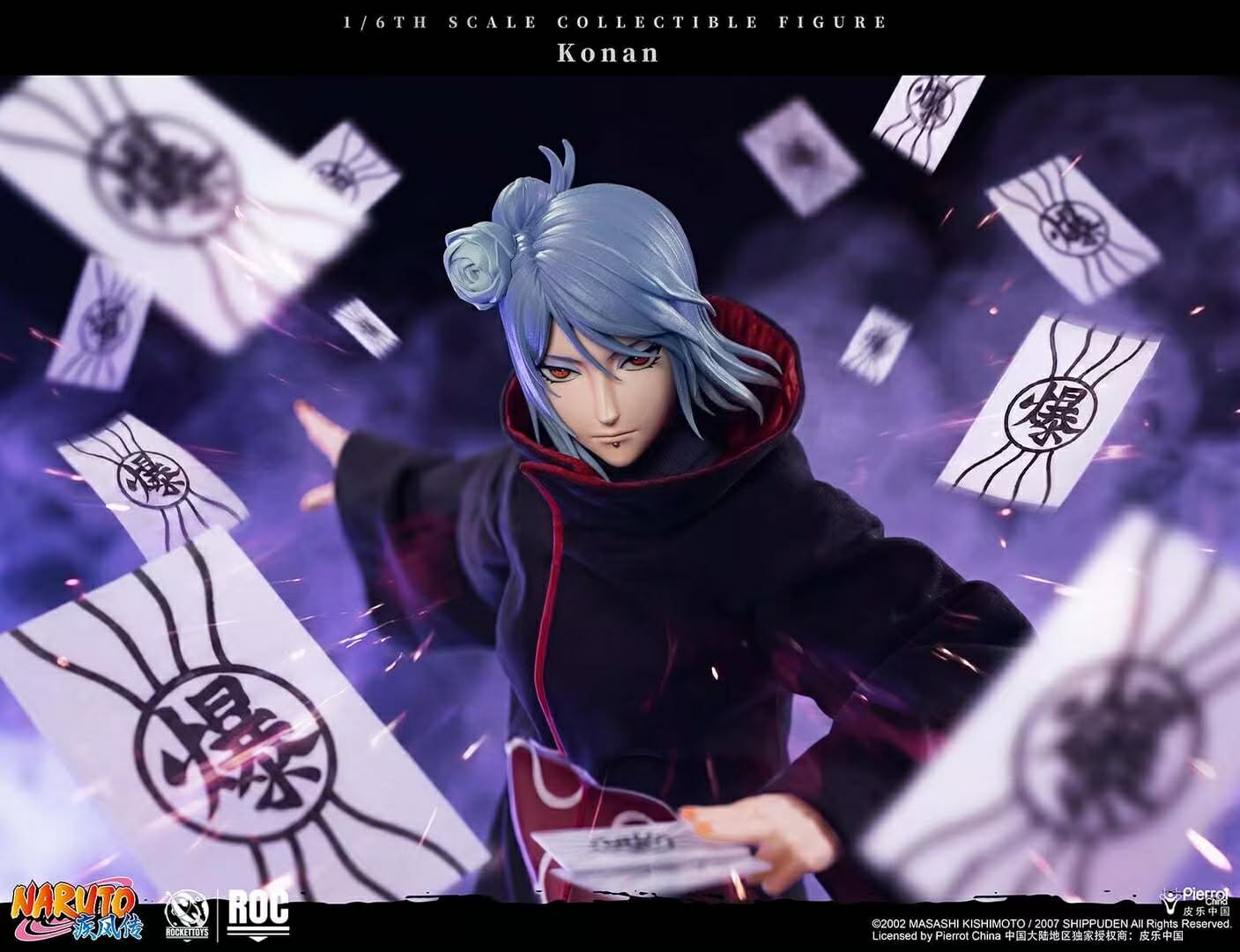 ROCKETTOYS Studio - Naruto Shippuden Konan 1/6 Scale Action Figure (Licensed) - Image 17