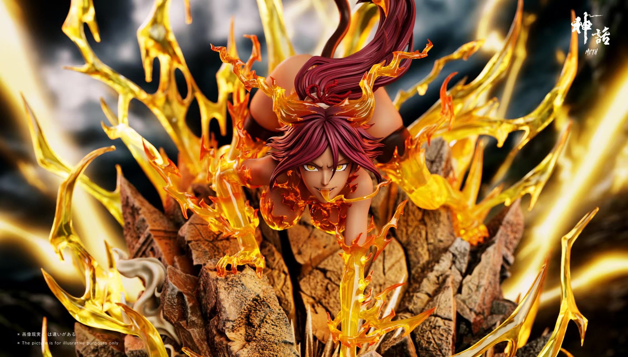 Myth Studio-  Shihouin Yoruichi Thunderous Black Cat - Image 3