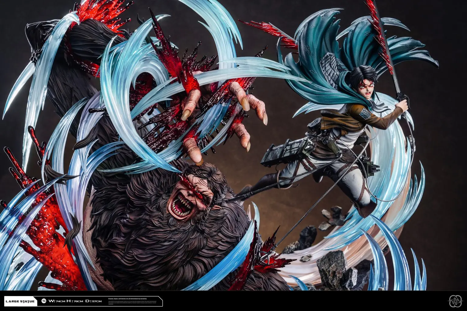 Hertz Studio - Attack on Titan 2.0 Ackerman Levi vs Zeke - Image 2