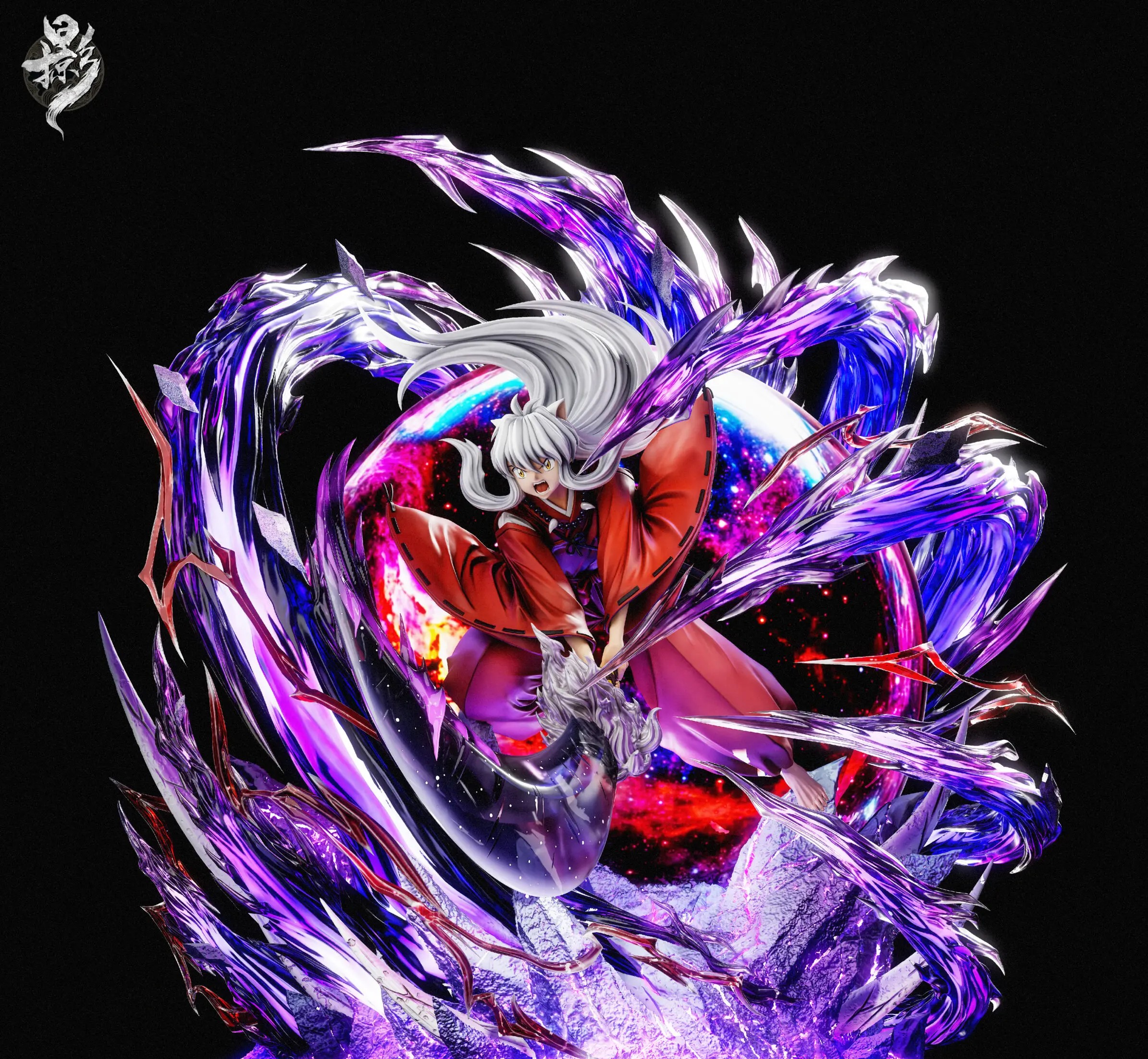 Lue Ying Studio - Light Engraving Series 002 Inuyasha Inuyasha - Image 2