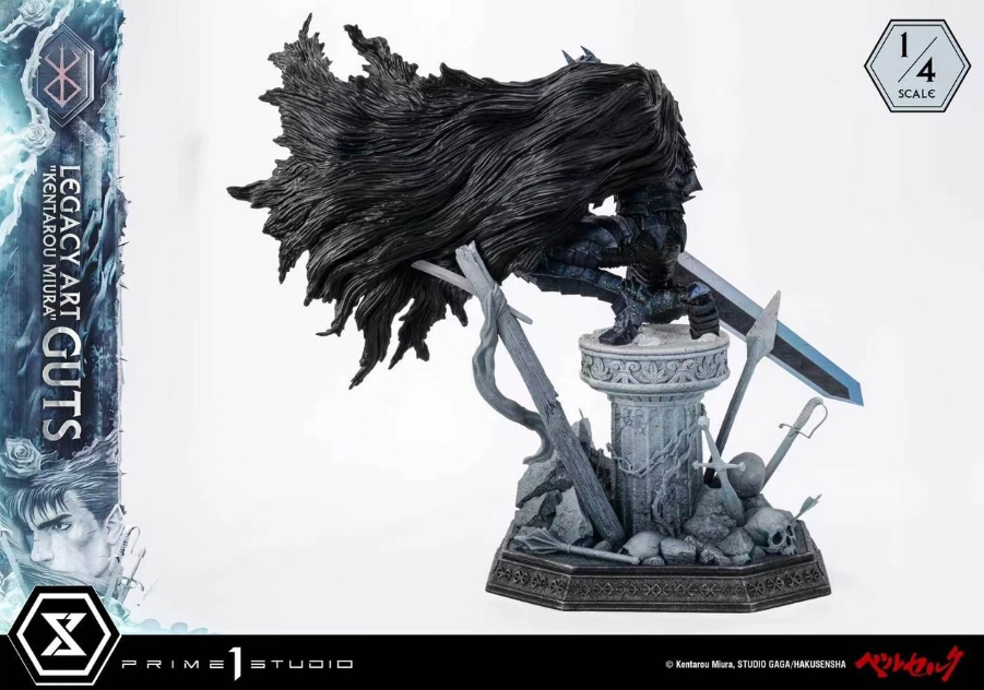 Prime 1 Studio - Legacy Art "Kentarou Miura" Berserk Guts (Licensed) - Image 6
