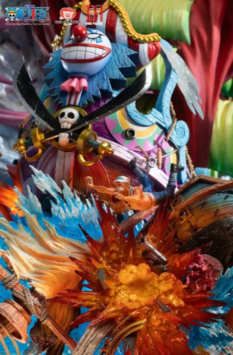 JIMEI PALACE Studio - ONE PIECE New Yonko BUGGY Limited Edition Statue (Licensed) - Image 6