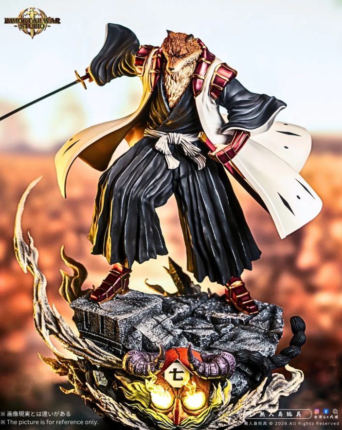 IW Studio- Bleach GK Collector's Statue Captain Series 13 Komamura Sajin - Image 3