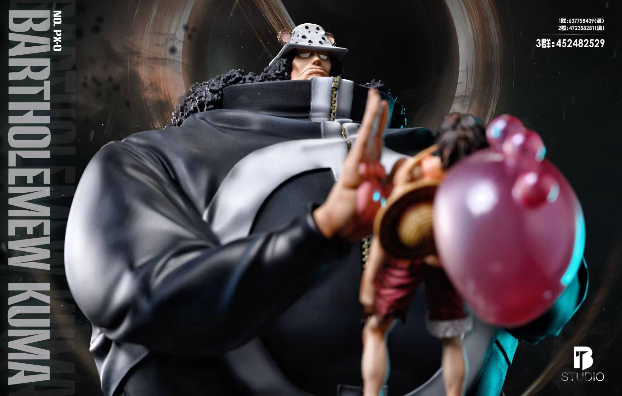 BT Studio - One Piece Sitting Oka Shichibukai#3 Bartholomew Kuma